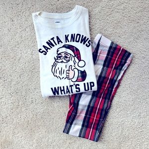 Kids Old Navy Christmas PJs size M(8)